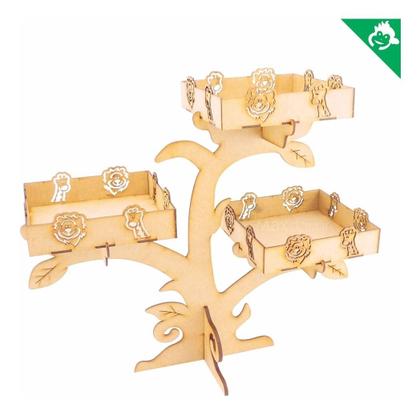 Imagem de Kit Festa Mdf Safari - 50 Peças - Aniversário Completo