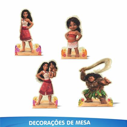 Imagem de Kit festa Moana 2 Decoração Aniversário completo EVA 40pçs