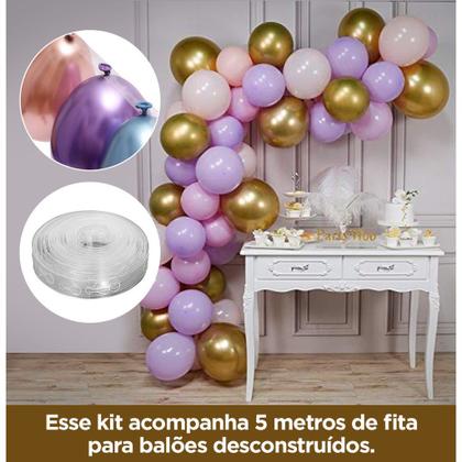 Imagem de Kit Festa Ouro Jardim Encantado - IMPAKTO VISUAL