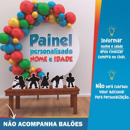 Imagem de Kit Festa Painel Redondo PERSONALIZADO Fazendinha Aquarela - IMPAKTO VISUAL