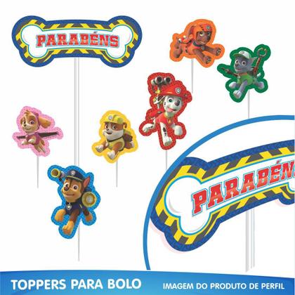 Imagem de Kit Festa Patrulha Canina 39 Itens Painel + Faixa + Enfeites