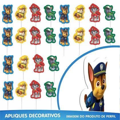 Imagem de Kit Festa Patrulha Canina 39 Itens Painel + Faixa + Enfeites