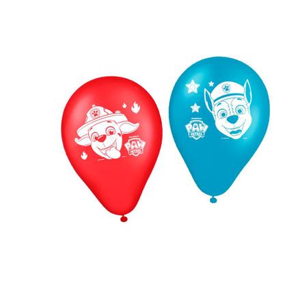 Imagem de Kit festa Patrulha Canina Decora 10 Varetas Azul +25 bexigas