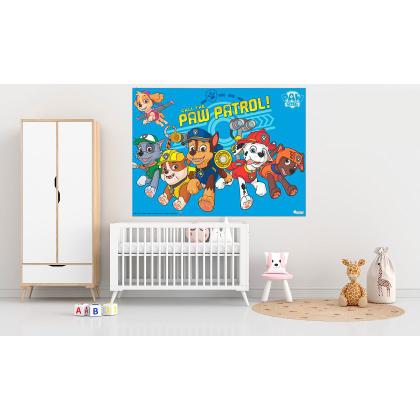 Imagem de Kit festa Patrulha Canina Toalha Vermelha + 25 balões N9 + Painel GG