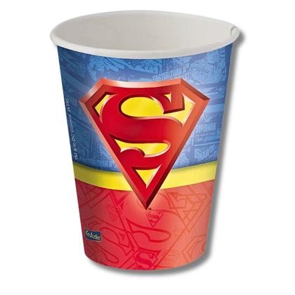 Imagem de Kit Festa Pratos e Copos para Aniversário Comemoração - Superman Geek - 8 un Cada - Festcolor