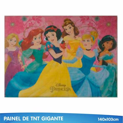 Imagem de Kit Festa Princesas Disney 39 Itens Painel + Faixa + Enfeite