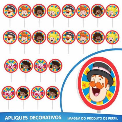 Imagem de Kit Festa Pronta Decoração Circo Mundo Bita - 40 unid