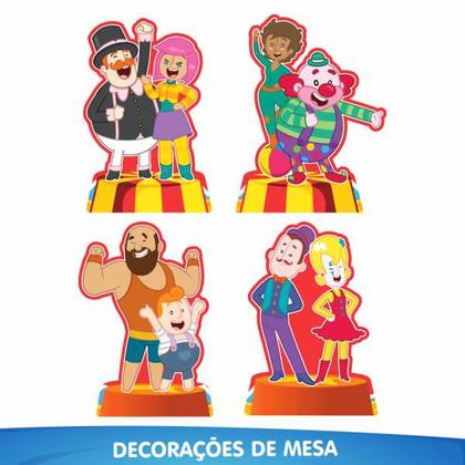 Imagem de Kit Festa Pronta Decoração Circo Mundo Bita - 40 unid