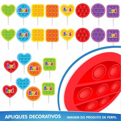 Imagem de Kit Festa Pronta Decoração Pop It - 39 unid