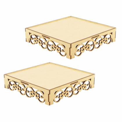 Imagem de Kit Festa Provençal mdf Floral - 10 Peças - Linha Temática