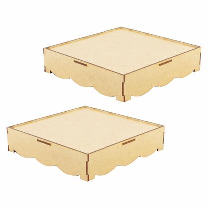 Imagem de Kit Festa Provençal Mdf Liso- 11 Peças - Linha Temática