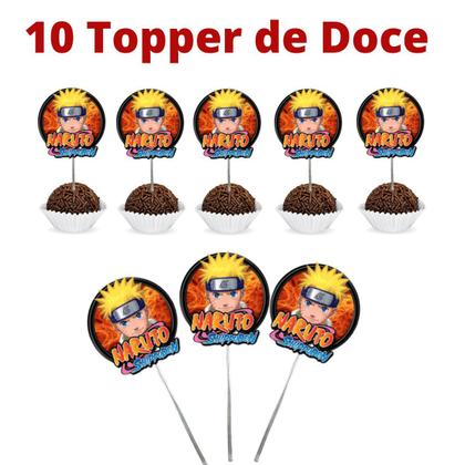 Imagem de Kit festa só um bolinho Naruto aniversário decoração festa em casa