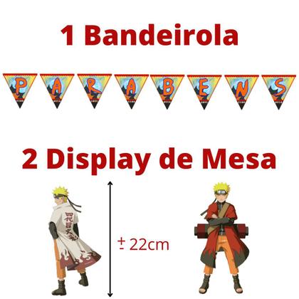 Imagem de Kit festa só um bolinho Naruto aniversário decoração festa em casa