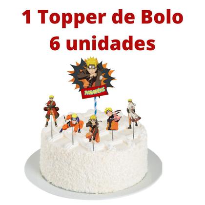 Imagem de Kit festa só um bolinho Naruto aniversário decoração festa em casa