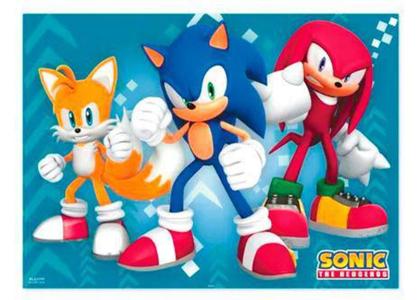 Imagem de Kit festa Sonic EVA decoração aniversário completa 39pçs - Piffer