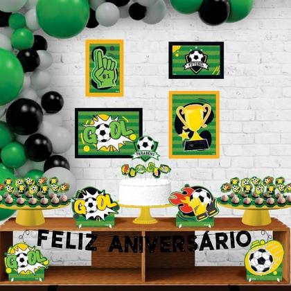 Imagem de Kit Festa Tema Futebol - Decoração de Alta Qualidade