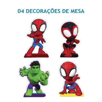 Imagem de Kit Festa Tema Spidey e Seus Amigos - Decoração Dinâmica