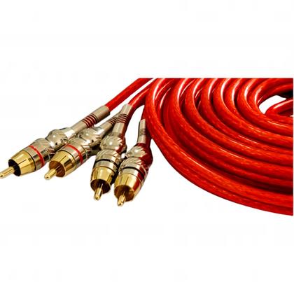 Imagem de kit Fiação Instalação som Amplificador Modulo até 800w RMS