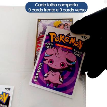 Imagem de KIT Fichário GATCH +20 Folhas Porta Cards Pokemon Magic GPK