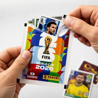 Imagem de KIT Figurinha da Copa 2026 30 Envelope 210 Figurinhas Panini