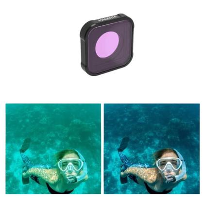 Imagem de Kit Filtros de Mergulho para GoPro Hero 13/12/11/10/9 Black