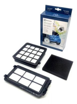 Imagem de Kit Filtros Fea01 Aspiradores Pó Easy1 Easy2 Electrolux Orig