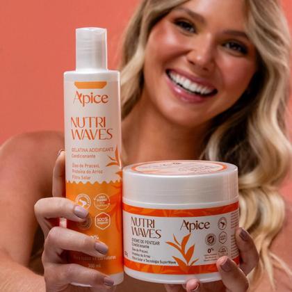Imagem de Kit Finalização Nutri Waves Creme de Pentear + Gelatina Apse