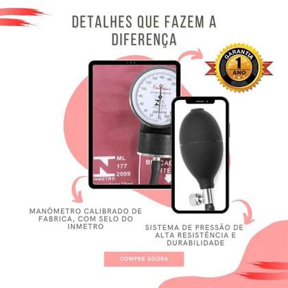 Imagem de Kit Fisioterapia Necessaire Estampada Goniometro Martelo Buck Fita Imc 