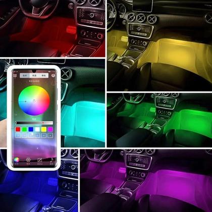 Imagem de Kit Fita Led Interna Atmosfera Rgb Shocklight 4X12 Leds 12V