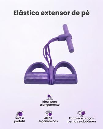 Imagem de Kit Fitness Completo com Bola de Pilates 25cm, Mini Bands e Elástico de Pé