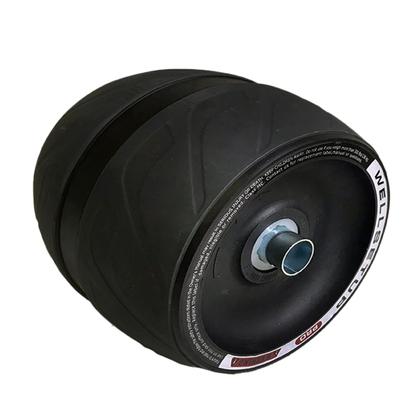 Imagem de Kit Fitness Roda Rolo+ Kit Elástico Extensor +Kit 5 Faixa