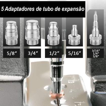 Imagem de Kit Flangeador 1/8 X 3/4 Lorben Com Alargador De Tubos