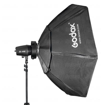Imagem de Kit Flash Estúdio Godox Greika K-150a 150w Com Softbox Octa 95cm Grid E Tripé