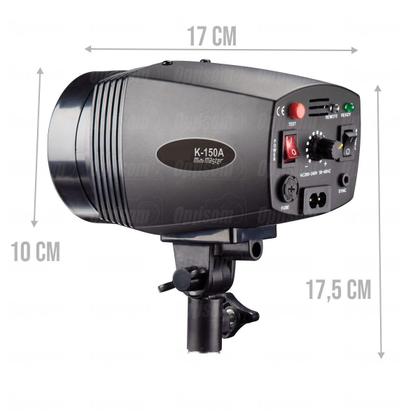 Imagem de Kit Flash Estúdio Godox Greika K-150a 150w Com Softbox Octa 95cm Grid E Tripé