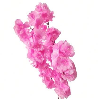 Imagem de Kit Flores De Cerejeira Artificial, 10 Galhos Rosa