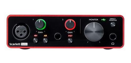 Kit Focusrite Scarlett Solo Studio 3ºgen. Interface+mic+fone