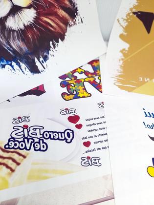 Imagem de Kit Folhas Sublimaticas Impressas A4 Canecas Casamento 20