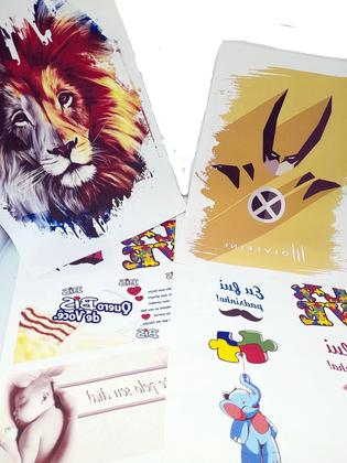 Imagem de Kit Folhas Sublimaticas Impressas A4 Canecas Casamento Faça