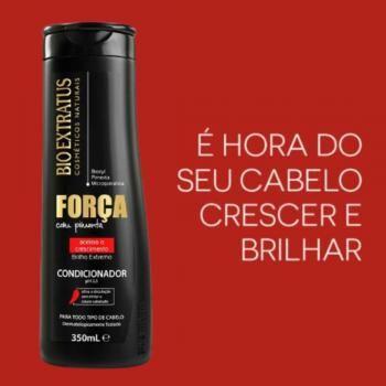 Imagem de Kit Força Shampoo Condicionador e Loção 100 ml Bio Extratus