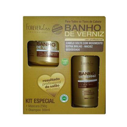 Imagem de Kit Forever Liss Banho de Verniz + Wess OX 5 Vol. 900ml