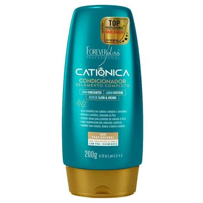 Imagem de Kit Forever Liss Catiônica Shampoo + Condicionador 200G