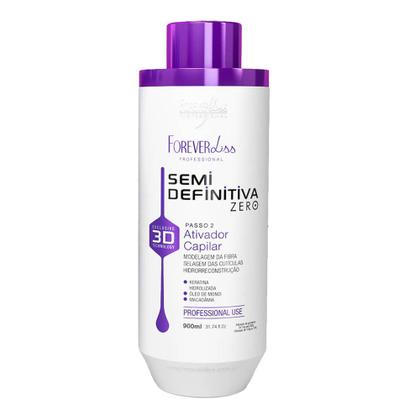 Imagem de Kit Forever Liss Semi Definitiva 3D 2x900ml + Blindagem 500g