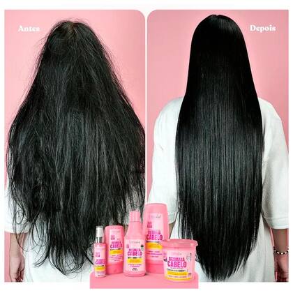 Imagem de Kit Forever Liss Shampoo Sérum Leave-in Desmaia Cabelo