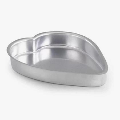 Imagem de kit FormaS de Bolo Pudim Quadrado torta Suíça e Coração alumínio Profissional