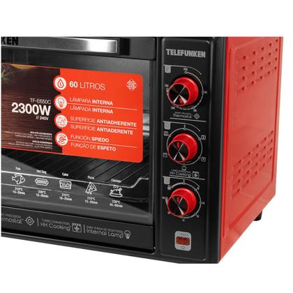 Imagem de Kit Forno 60L C/ Convecção Telefunken + Cooktop 5B Safanelli