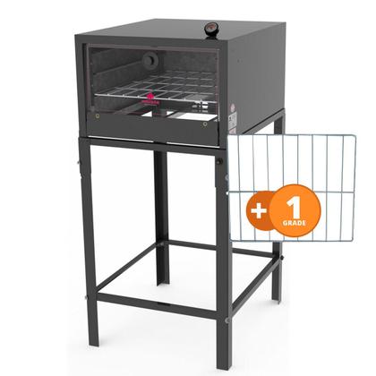 Imagem de KIT - Forno Assador Refratário Gás Com Cavalete FSP-6800 AT + Grade extra - Progás