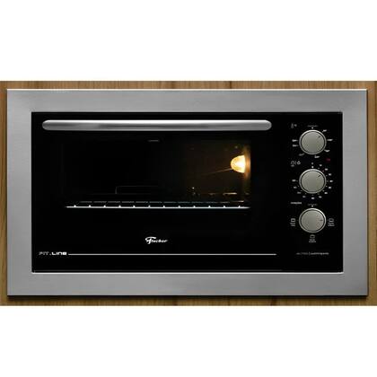 Imagem de Kit Forno Elétrico 48 L e Micro-Ondas 25 L de Embutir Fit Line Moldura Inox 127 V Fischer