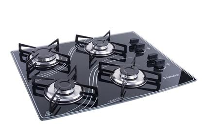 Imagem de Kit Forno Elétrico Embutir 45L Cooktop 4B Preto Depurador Embutir Safanelli