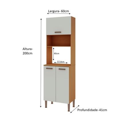 Imagem de Kit forno simples 60cm 3 portas 1013 Linha Essência Genialflex