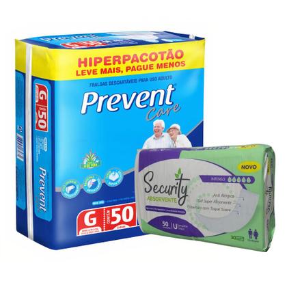 Imagem de Kit Fralda E Absorvente Descartável Geriátrico Atacado Revenda Barato